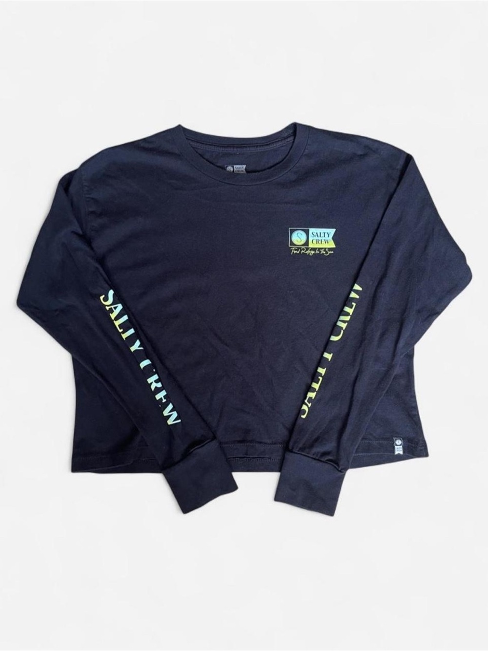 Salty Crew Black Longsleeve Tee Small
